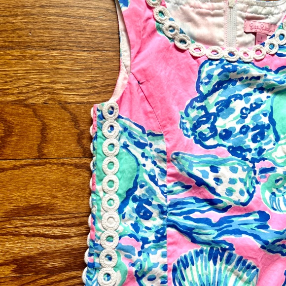 Lilly Pulitzer Pink and Blue Kids Dress - Picture 3 of 5